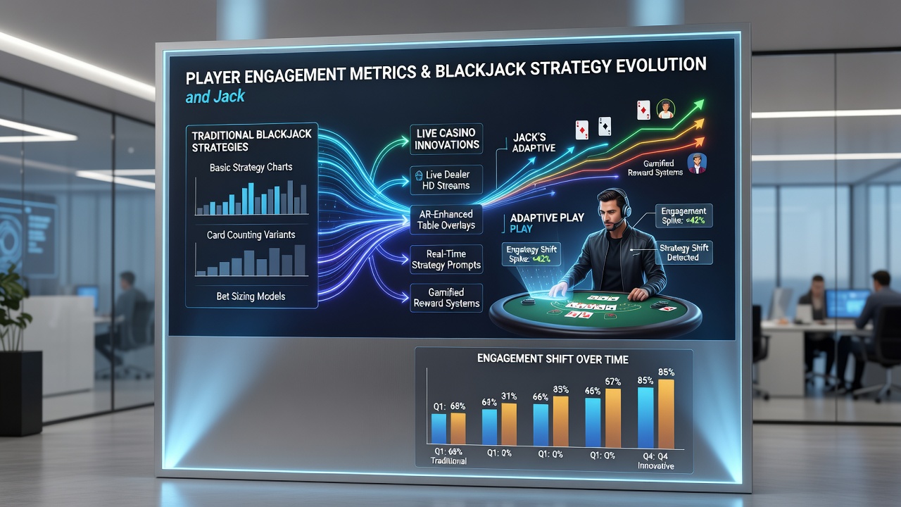 Live casino blackjack table showing jackpot trigger interface and player activity patterns